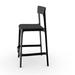 Calligaris Skin Stackable Outdoor Stool by Archirivolto Plastic in Black | 36.25 H x 19.75 W x 19.38 D in | Wayfair CS184300001500000000000