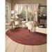White 24 x 0.38 in Indoor Area Rug - Loon Peak® Omaha Braided Wool Red Rug Wool | 24 W x 0.38 D in | Wayfair B0BE68983C6D475DB894F6E717C0A352