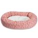 Majestic Pet Products Charlie & Sherpa Bagel Doughnut Polyester/Cotton in Pink | 24 W x 24 D in | Wayfair 78899554068