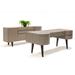 Brayden Studio® Yukon U-Shape Credenza Desk Wood in White | 30 H x 74 W x 34 D in | Wayfair E33B87D4FBEA491A9BC7803DE41BB84E