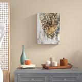 World Menagerie Chita by Irena Orlov - Painting Print on Canvas Metal in Black/Brown/Gray | 32 H x 24 W x 2 D in | Wayfair