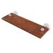 Winston Porter Trond Solid IPE Ironwood Wall Shelf Wood/Metal in White | 2.5 H x 16 W x 5 D in | Wayfair BABFBEC7B4F64440B52F1D78376E2C34