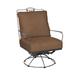 Woodard Briarwood Rocking Swivel Patio Chair in Gray | 41 H x 31.5 W x 33 D in | Wayfair 400077-72-20T