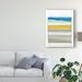 Ebern Designs Pacific Horizon I by Rob Delamater - Wrapped Canvas Painting Print Canvas in White/Black | 47 H x 35 W x 2 D in | Wayfair