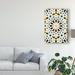 Ebern Designs Zellige Board I by Alonzo Saunders - Painting Print on Canvas in White | 47 H x 30 W x 2 D in | Wayfair