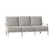 Woodard Wiltshire Patio Sofa w/ Cushions Metal/Sunbrella® Fabric Included in Gray | 35.5 H x 75 W x 38.8 D in | Wayfair 4Q0420-72-68R