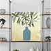 Ophelia & Co. 'Greenery Still Life V' Painting Canvas, Solid Wood in Blue/Green | 16 H x 16 W x 1.5 D in | Wayfair 9065DCB897094D8D8D28BAFCEB82EF5C