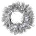 Vickerman 562963 - 60" Flkd Alder Pine Wreath C7 120Wht LED (G186661LED) Flocked Christmas Wreath