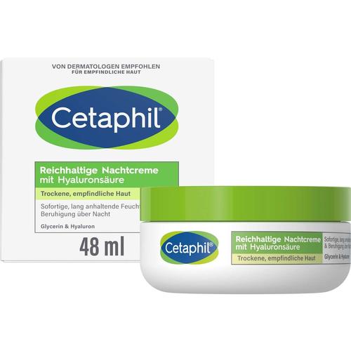 Cetaphil reichhaltige Nachtcreme mit Hyaluronsäure 48 g
