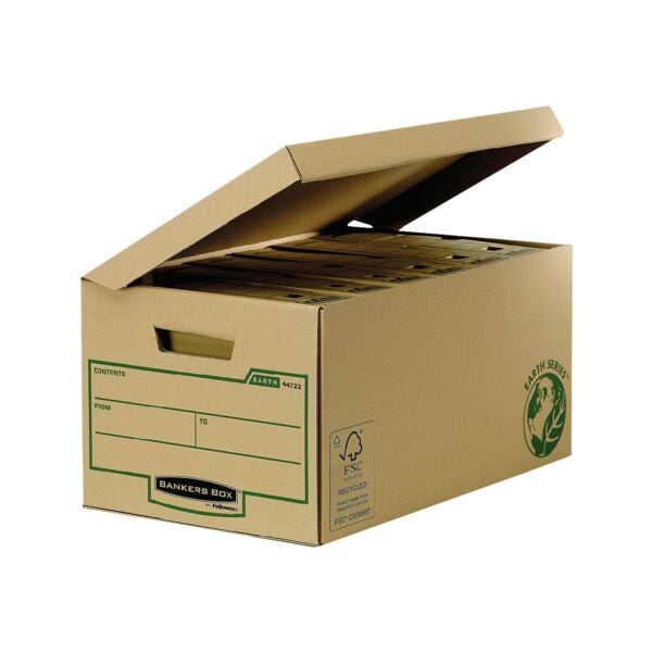 Bankers Box Earth Series Klappdeckelbox »Maxi« - 10 Stück braun, 29.3x39x56 cm