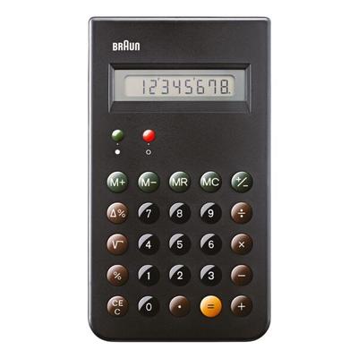 BRAUN Taschenrechner BNE001BK schwarz, 7.7x13.7x1 cm Image