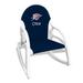 Navy Oklahoma City Thunder Children's Personalized Rocking Chair