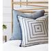 Eastern Accents Lacecap by Celerie Kemble Square Pillow Cover & Insert Down/Feather/Cotton Blend | 22 H x 22 W x 6 D in | Wayfair LC-CK-DEC-64