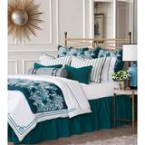 Eastern Accents Lacecap by Celerie Kemble Reversible Duvet Cover 100% Eygptian Cotton/Sateen in Blue/White | Twin Duvet Cover | Wayfair