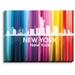 DiaNoche Designs City II New York New York by Angelina Vick Graphic Art on Wrapped Canvas in Blue/Pink/Red | 16 H x 20 W x 1 D in | Wayfair