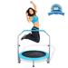 SereneLife 40" Foldable Round Trampoline, Steel in Black | Wayfair SLELT403