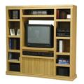 Red Barrel Studio® Ilsa Entertainment Center for TVs up to 35" Wood in Brown | Wayfair 08D10A359CA14C928621D88A802BD901