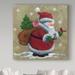 The Holiday Aisle® 'Santa w/ Sack' Canvas Art Canvas in Black | 35 H x 35 W in | Wayfair A3AA73EEB9B84DBBA6EF0ABCC16279EC