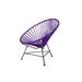 Innit Papasan Patio Chair in Blue/Black | 29 H x 32 W x 28 D in | Wayfair i02-01-07