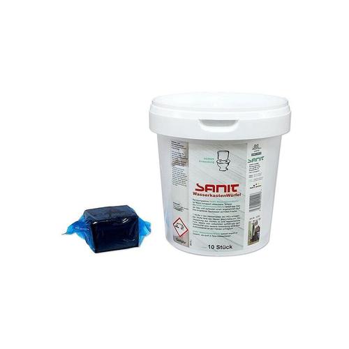 SANIT Wasserkastenwürfel Reinigungswürfel für WC-Spülkasten - 10 Würfel je 50 g - 3056 1kg/24,18 EUR