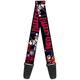 Gitarrengurt von Buckle-Down 34-60" HARLEY QUINN Bomb Poses/Suits Black/Purple/Red