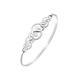 Heritage Sterling Silver Celtic Open Knotwork Bangle