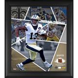 Michael Thomas New Orleans Saints Framed 15" x 17" Impact Player Collage with a Piece of Game-Used Football - Limited Edition 500