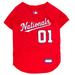 MLB National League East Jersey for Dogs, Large, Washington Nationals, Multi-Color