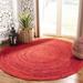 Red 60 x 0.25 in Indoor Area Rug - World Menagerie Auman Handmade Flatweave Cotton Area Rug Cotton | 60 W x 0.25 D in | Wayfair