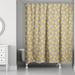The Holiday Aisle® Arianna Floral Single Shower Curtain Polyester in Gray/Brown | 74 H x 71 W in | Wayfair 4F4714AA5F684704B9FA2ABDA3CA3F9B