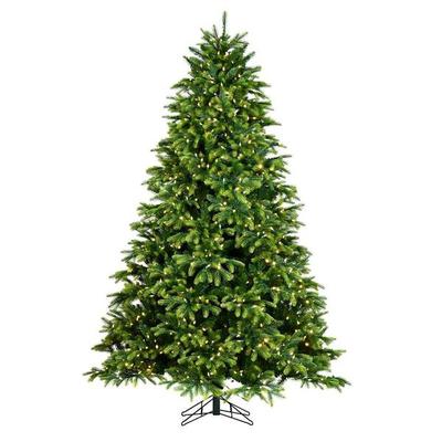 Vickerman 556917 - 5.5' x 48" Artificial Deluxe Balsam Fir 500 Warm White LED Lights Christmas Tree (A186256LEDEZ)