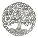 World Menagerie Dancing Tree of Life Wall Décor Metal in Gray | 24 H x 24 W in | Wayfair B1CBDBC6A1984052B985DB0FDF23310D