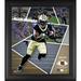 Alvin Kamara New Orleans Saints Framed 15" x 17" Impact Player Collage with a Piece of Game-Used Football - Limited Edition 500