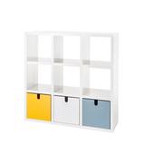 Kartell Polvara Bookcase Plastic in White | 47 H x 47 W x 14 D in | Wayfair 4768/03