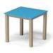 Telescope Casual Robinett Plastic/Resin Outdoor Side Table Plastic/Metal in Blue/Brown | 19.5 H x 21 W x 21 D in | Wayfair 500DPQS01