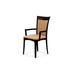 Copeland Furniture Morgan Solid Wood Arm Chair Wood/Upholstered in Red/Brown | 37.5 H x 21.5 W x 22 D in | Wayfair 8-MOR-32-53-89112