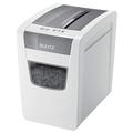 Leitz IQ Slim Home Office Cross Cut Paper Shredder, Shreds 11-10 Sheets (70-80 gsm), 23L Bin, White, 80011000