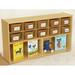 Childcraft 12 Compartment Cubby Wood in Brown | 27.37 H x 48 W x 13 D in | Wayfair 1537064