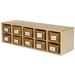 Childcraft 10 Compartment Cubby Wood in Brown | 13.75 H x 47.75 W x 14.25 D in | Wayfair 1568760