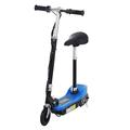 HOMCOM Outdoor Ride On Powered Scooter for kids Sporting Toy 120W Motor Bike 2 x 12V Battery - Blue