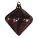 Vickerman 513200 - 6" Chocolate Candy Glitter Swirl Diamond Christmas Tree Ornament (M1332CH)