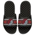 Men's ISlide Black Portland Trail Blazers Ugly Sweater Slide Sandals