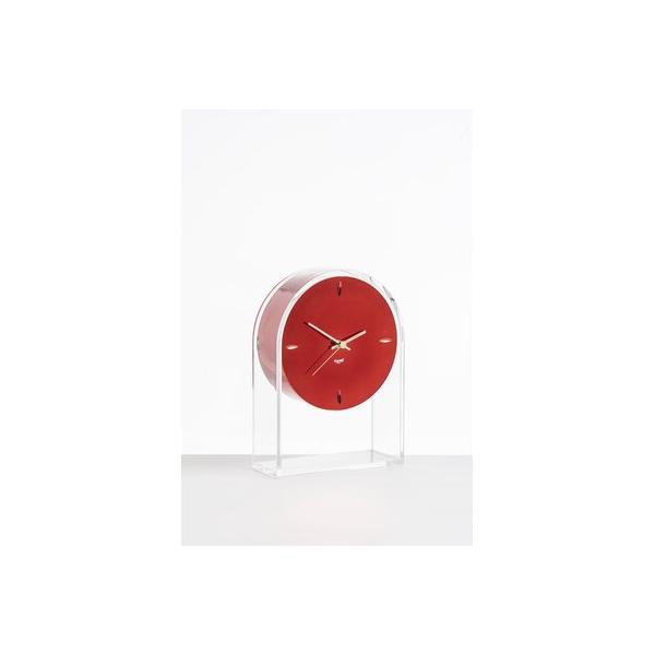 kartell-air-du-temps-tabletop-clock-plastic-acrylic-in-red-|-12-h-x-8.5-w-x-3-d-in-|-wayfair-1931-10/