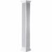 Ekena Millwork Craftsman Classic, Square Non-Tapered, Fluted PVC Column Kit, Tuscan Capital & Tuscan Base, Latex | 48 H x 5.63 W in | Wayfair