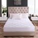 Alwyn Home Down Alternative Mattress Pad Down Alternative, Microfiber | 80 H x 60 W in | Wayfair 3231A2DB11E8418B9FE4E833B961E1EC