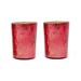 World Menagerie Speckled Glass Votive Holder Glass in Red | 4 H x 2 W x 2 D in | Wayfair 38576081C1344C91B3F73AF91C83C8E4