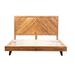 Union Rustic Fiskeville Low Profile Platform Bed Wood in Brown | 54 H x 80 W x 88 D in | Wayfair 467899F06CD4424DA0688EA0E3A05F4C