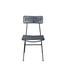 Innit Hapi Indoor/Outdoor Handmade Dining Chair Metal in Gray/Black | 32 H x 17 W x 20 D in | Wayfair i20-01-06