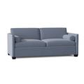 Duralee Yucca Valley Flared Arm Sofa Bed Metal/Cotton in Blue/Brown | 32 H x 67 W x 38 D in | Wayfair WPG10-52-67.DW16172-392