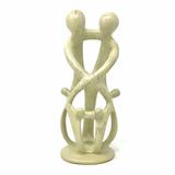 World Menagerie Noran Natural Soapstone Family Figurine Stone in Yellow | 8 H x 4 W x 3 D in | Wayfair 14230B2093684C9E9F2017FED3B40B9C